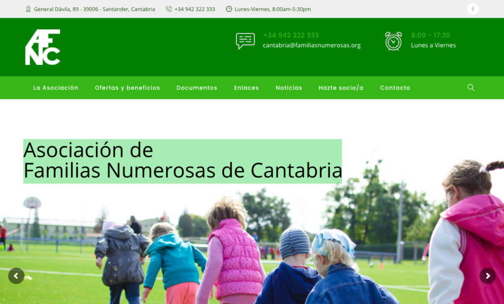 AFNC-Asociación de familias numerosas de Cantabria